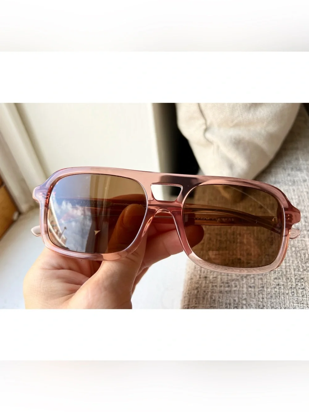 CRAP Eyewear The Space Ranger Dusty Rose Sunglasses